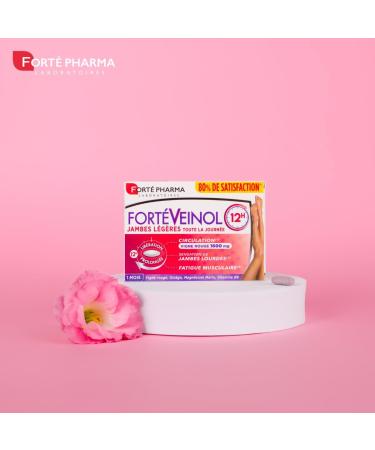 Fort Pharma - Fort Veinol 12h | Red Vine Food Supplement - Circulation | 30 tablets - Buy Online on GoSupps.com