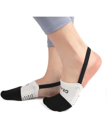 FOMIYES Yoga Socks - Invisible Toe Liners & High Heel Forefoot Pads for Men - Anti-Drop Metatarsal Support - Buy Online on GoSupps.com