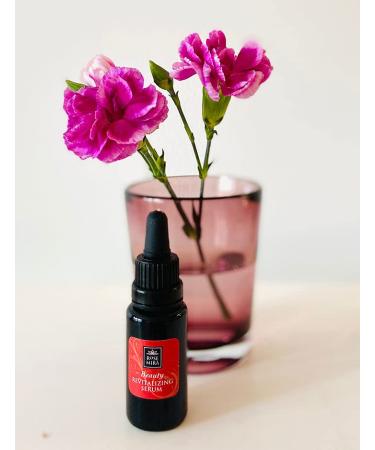 Organic Face Serum with Rose Essential Oil - For Rosacea and Mature Skin - Beauty Revitalizing Serum - 1 Month Supply - Made in USA - Buy Online on GoSupps.com
