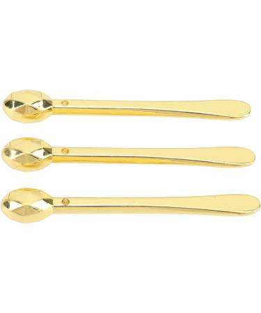  TITA-DONG Set of 3 eye cream massage sticks mini metal cosmetic spatulas eye and facial cream applicator spatula diamond-shaped head to promote absorption - Buy Online on GoSupps.com