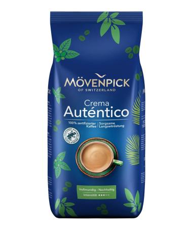 J.J. DARBOVEN SEIT 1866 M venpick Caff Crema EL AUTENTICO Whole Beans 1000g (4000g) - Arabica with Robusta (4 Pack)