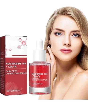  2Pcs Dark Spot Correcting Serum 10% Niacinamide+ 4% Tranexamic Acid Serum Ceramide Hyaluronic Acid Vitamin B12 natural color for Sensitive skin Fragrance-Free For Women Skin Care Serum 30ml/1fl.oz - Buy Online on GoSupps.com