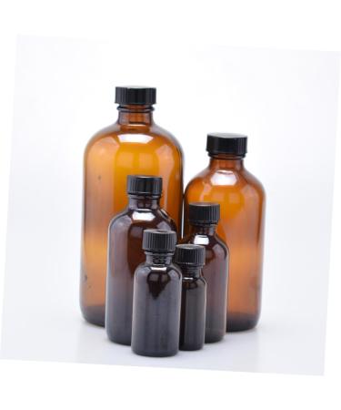 Cabilock Sealing Glass Bottle 4pcs Sealing Honey Pot Glass Water Bottle Glass Container Kit Glass Bottle With Cover Plastic Cap - Buy Online on GoSupps.com