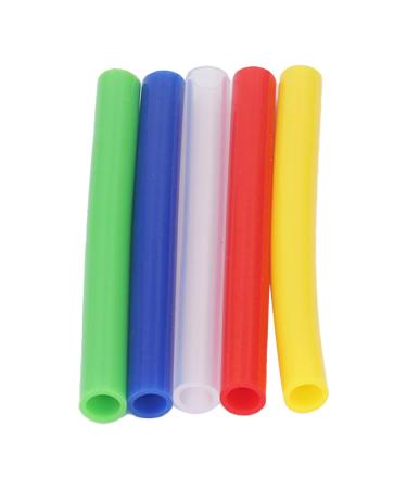 5 pieces baby bite ring Food quality silicone infant bite ring cock play stuff soothe wound gum dishwasher fridge safe transparent red blue green yellow