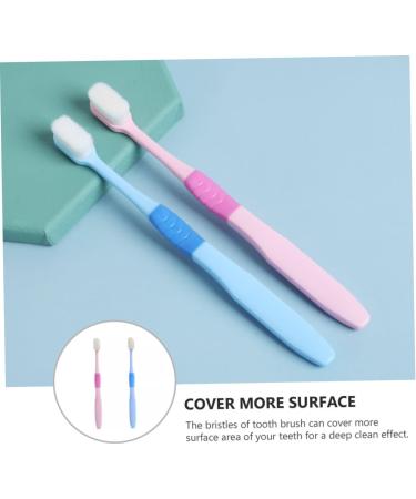 Minkissy 4-Piece Soft Handle Toothbrush Set for Adults - Ultra Soft Bristles Perfect for Sensitive Gums & Pregnant Women | International Shipping - Buy Online on GoSupps.com