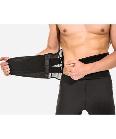 Nezih Free Back Support - Pain Relief with 4 Stays Adjustable Anti-Skid Belts for Ultimate Comfort - Buy Online on GoSupps.com