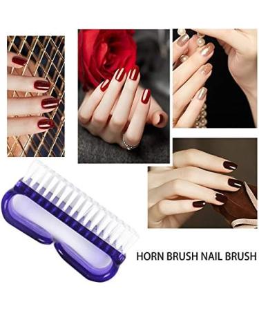 Nail Cleaning Brush - Handle Grip Nail Brush Nail Hand Fingernail Scrubbing Cleaning Brush for Toes Nails Cleaner Pedicure Brushes - Purple - Buy Online on GoSupps.com