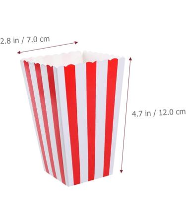 HOMSFOU 50 Pcs Boxes Popcorn Carton Popcorn Holder Popcorn Bowl Popcorn Bags Movie Night Gift Popcorn Machine Popcorn Packets Popcorn Containers Gifts Popcorn Bucket Classic Paper Gift Bag - Buy Online on GoSupps.com