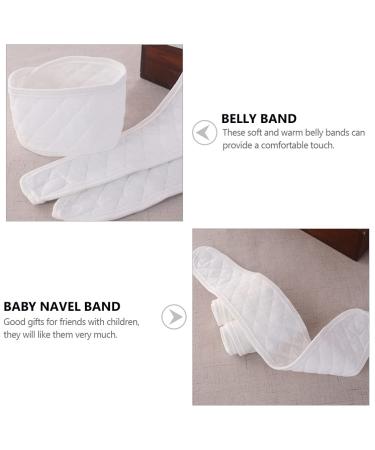 Artibetter Navel Protection Belt - 6pcs Infant Abdominal Binder for Umbilical Hernia - Adjustable Belly Button Band for Kids - White - Buy Online on GoSupps.com