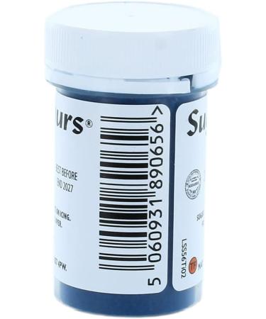 Sugarflair Colours Sugar Sprinkles - Blue - E171 Free - Colourful Cake Decorations Sprinkle Some Fun With Vibrant Edible Glittering Sugar Pieces For Cupcakes Cakes and Desserts - 20g - Buy Online on GoSupps.com