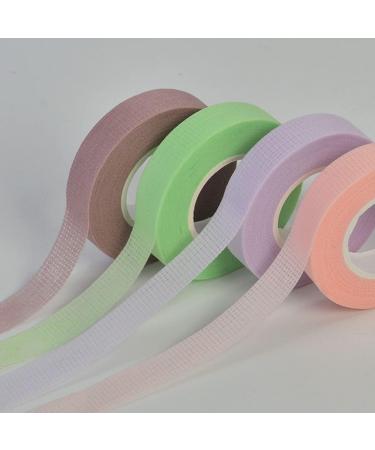 FRCOLOR 8rolls Tape Fabric Facial Tape Adhesive Fabric Tapes White Gaffers Tape White Gaffer Tape Adhesive Tape Lashes Tool Foam Lash Tape Cotton Swab Eyelash Cotton Stem 5.1x5.1cm Assorted Color - Buy Online on GoSupps.com