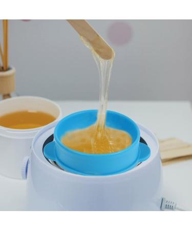 Minkissy Silicone Melted Wax Shell - Hair Removal Wax Tool | High-Temperature Resistant | Blue Wax Remover for Cosmetics - Buy Online on GoSupps.com