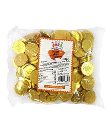 Kingsway Retro Chocolate Sweets Pirate Coins - Wedding / Party Bag 1kg