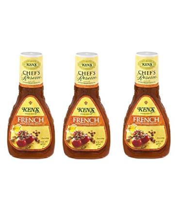 Ken's Chef's Reserve French Dressing with Smoked Bacon (Pack of 3) 9 oz Bottles - Buy Online on GoSupps.com