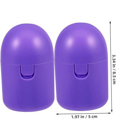 Hoement 2-Piece Purple Storage Box Organizer for Menstrual Care - Durable Carrier Container - Buy Online on GoSupps.com