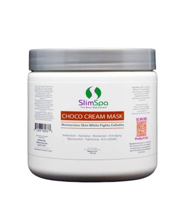 Choco Cream Body and Face Mask 16 oz Hydrating and Nourishing Spa Formula with Cocoa Extract Moisturizing Mask to Soften Smooth and Revitalize Dull or Dry Skin