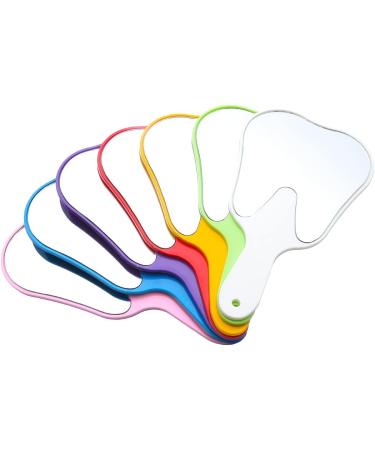 LVCHEN Tooth Shaped Hand Mirror - High Definition Makeup Mirror with Handle for Dental Office Decor - Pink - Buy Online on GoSupps.com