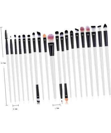 WOONEKY 20pcs Portable Eye Makeup Spoolie Brush for Eyelashes Eyeliner Eyeshadow Brush Kit Eyelash Kits 15.50X1.50X1.50CM As Shown - Buy Online on GoSupps.com