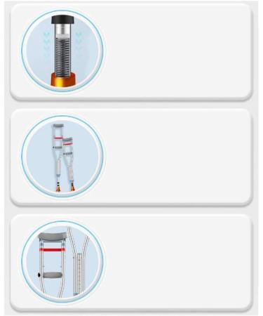 Crutches Double Crutches Fracture Lightweight Underarm Crutches Elderly Non-Slip Set Cane Cane Telescopic Walking Stick (Color : 1pc) Smooth Sailing 2pcs - Buy Online on GoSupps.com