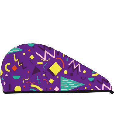 Retro 80s Microfiber Hair Towel - Super Absorbent Quick Dry Wrap for Long Curly & Thick Hair | Coral Velvet | Shop Internationally - Buy Online on GoSupps.com