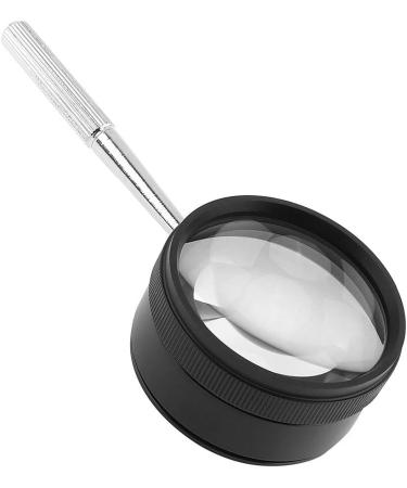 Magnifying Black Zinc Alloy 35x50mm 35X Optical Glass Loupe Magnifier Lens Detachable with Handle Compatible with Coins/Stamps/Jewelry Made in China - Buy Online on GoSupps.com