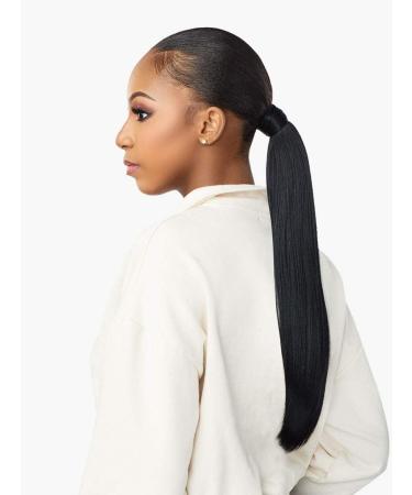 Sensationnel Instant Up & Down Half Wig Ponytail - Basic Straight Yaki Texture - Heat Resistant Synthetic Fiber - UD 8 (1B) - Buy Online on GoSupps.com