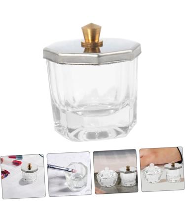 FRCOLOR Nail Cup Dappen Dish for Acrylic Nails Nail Liquid Holder Nail Dish Cups with Lids Nail Dish with Lids Acrylic Nail Supplies Manicure Nail Dish Nail Dappen Dish Mini Glass Bracket - Buy Online on GoSupps.com