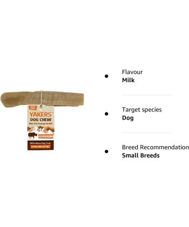 Yakers Dog Chew Extra Large x 2 - Yak Milk Value Pack of 2 - Save! - Buy Online on GoSupps.com