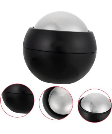 SESESFOUFU Hand & Foot Massage Ball - Shoulder Roll Massage Device for Enhanced Blood Circulation | Cold Roller | 6.5x6.5x6cm Black - Buy Online on GoSupps.com