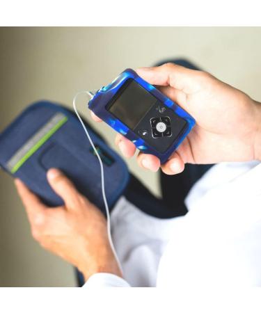 Sugar Medical Soft Silicone Cover for MiniMed Insulin Pumps - Blue/White | Protect Your Pump - Buy Online on GoSupps.com