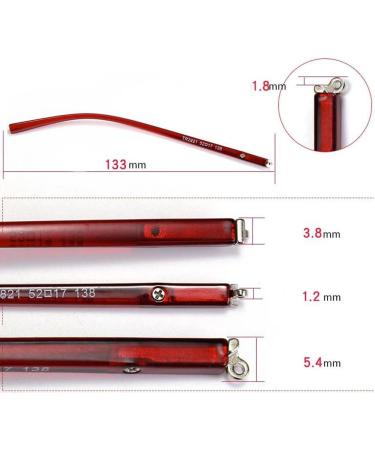 Buy Metal Glasses Replacement Frames - Durable Temple Arms & Legs (D25) - International Shipping Available - Buy Online on GoSupps.com