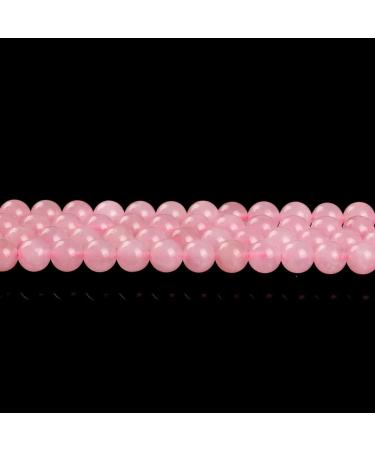 Rose Quartz 10mm Natural Stone Beads - Crystal Energy for Jewelry Making - 1 Strand (15 Beads) - Buy Online on GoSupps.com
