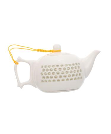 Zerodeko 2 Pcs Teapot Coffee Machines Ceramic Tea Maker Coffee Carafe Insulated Espresso Concentrate Ceramic Tea Kettle Ceramic Tea Pot Kung Fu Tea Maker China Insulation Ceramics White Whitex2pcs 14X8X6.5CMx2pcs