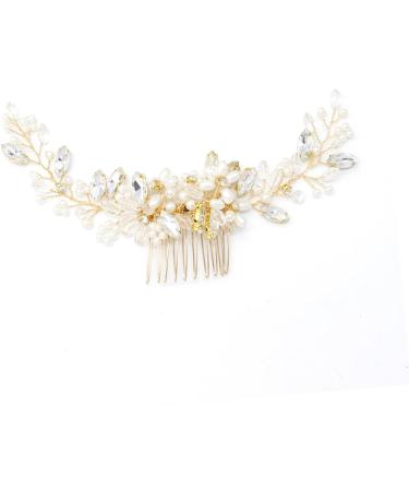 Housoutil Rhinestone Hair Comb Wedding Hair Comb Bridal Hair Comb Clip Flower Girl Hair Comb Wedding Hair Barrette Bridal Hair Accessories Combs Tiara Bride Hair up Rhinestones - Buy Online on GoSupps.com