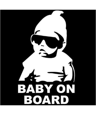 Baby on Board Bumper Sticker Decal Safety Caution Sign for Car Windows Carlos Funny