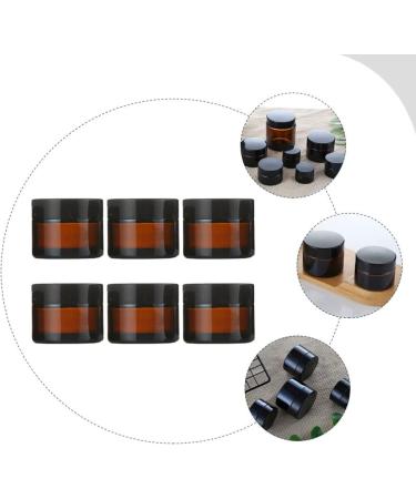 Beavorty 6 Sets cream bottle eye cream bottle jar with lid container with lid shot glass with lid refillable cream pot facial cream Refillable Cream Jar Multipurpose Sub Container filling - Buy Online on GoSupps.com