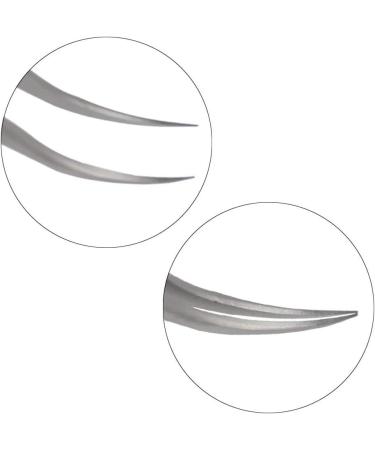 Professional Stainless Steel Curved Eyelash Tweezers for 3D Volume Extension (1 Pc) - Buy Online on GoSupps.com