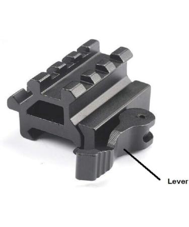Gotical 3 Slots Dual 90 Degree & 45 Degree Double Riser Quick Release - Pack of 1 - Buy Online on GoSupps.com