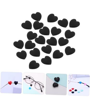 15 Pairs Glasses Ear Hooks - Eyeglass Stoppers & Silicone Cushions for Comfort | Universal Grips for Kids & Adults - 1.4x1.3cm Black - Buy Online on GoSupps.com