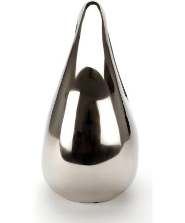 Urns for Ashes Adult Large Cremation Funeral Human Memorial Burial Remain Metal Full Size Screw Lid Teardrop Waterproof Silver Silver Teardrop - Buy Online on GoSupps.com