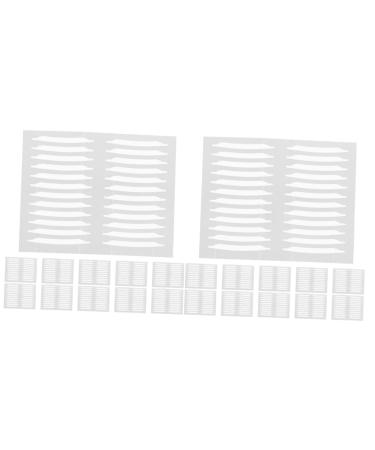 FOMIYES 60 Sheets White Sides Transparent Creative Eyelid Practical Patches Double Double-Side Invisible 2.7x0.4x0.1cmx2pcs Whitex2pcs - Buy Online on GoSupps.com