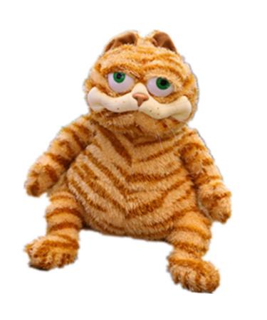 Fat Orange Cat Plush Fat Kitten Stuffed Animals Toy Lifelike Yellow Cat Kitty Toy Children Xmas Birthday Gifts (30cm)
