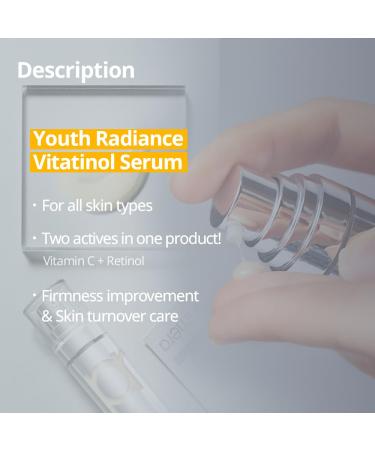 PRIMERA Youth Radiance Vitatinol Serum | Retinol & Vitamin C | Korean Skin Care for Elastic & Radiant Skin | 0.7 oz - Buy Online on GoSupps.com