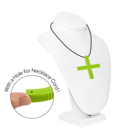 Nearbyme 3 Pack Sensory Chew Stick Toys for Autistic ADHD Kids - X Style Silicone Chewing Sticks for Boys and Girls - Ideal for Baby Nursing and Special Needs (Blue Green Orange) - Buy Online on GoSupps.com