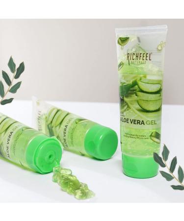Pure Aloe Vera Gel - 100ml | Ultimate Hydrating Gel for Glowing Skin Face & Hair | Suitable for Men & Women - Buy Online on GoSupps.com
