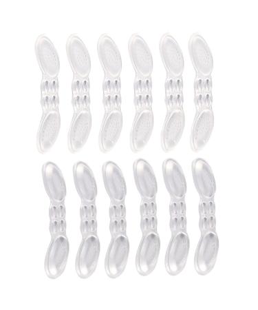Didiseaon 6 Pairs Butterfly Follower Heel Pad Heel Cushion Pads for Shoes Heel Grips Shoes Heel Cushion Heel Sticker Wear- Resistant Heel Cushion Invisible Heel Cushion Gel Sticker Girl
