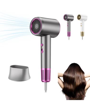 Numoya Jetspeed Hair Dryer Alloom Hair Dryer Numoya Jetspeed Hair Dryer 2000W For Fast Drying Low Noise Thermo-Control Hair Dryer with Nozzle (Silver Gray)