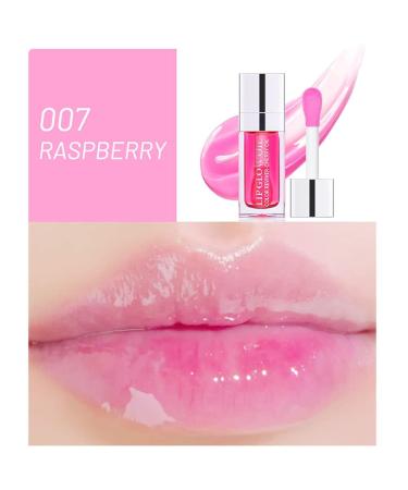 Agthyuve Hydrating Lip Glow Oil - Plumping & Moisturizing Gloss for Nourished Lips | Long-Lasting Shine & Repair - 007 Raspberry - Buy Online on GoSupps.com