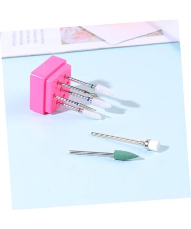 Healeved 3 Sets Manicure Drill Bits Power Tools Nail Grinding Head Nail Polishing Tool Orange Hair Bow Irish Accessories for Women Lavender Paddle Brush Nail File Bits Nail Drill Alloy - Buy Online on GoSupps.com