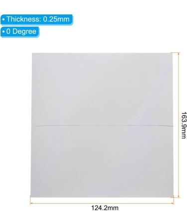 Pack of 2 PATIKIL 7.9 Polarized Film Sheets - Adhesive Polarizer Filters for Screen Photography - 163.9mmx124.2mm 0 Degree - Buy Online on GoSupps.com